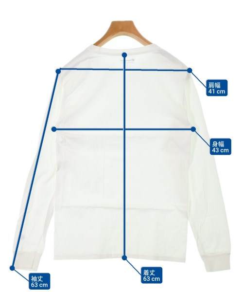 CHAMPION（チャンピオン）Tシャツ・カットソー 白 サイズ:S レディース/2200657120054