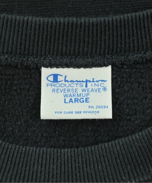 CHAMPION（チャンピオン）スウェット 黒 サイズ:L メンズ/2200658889042