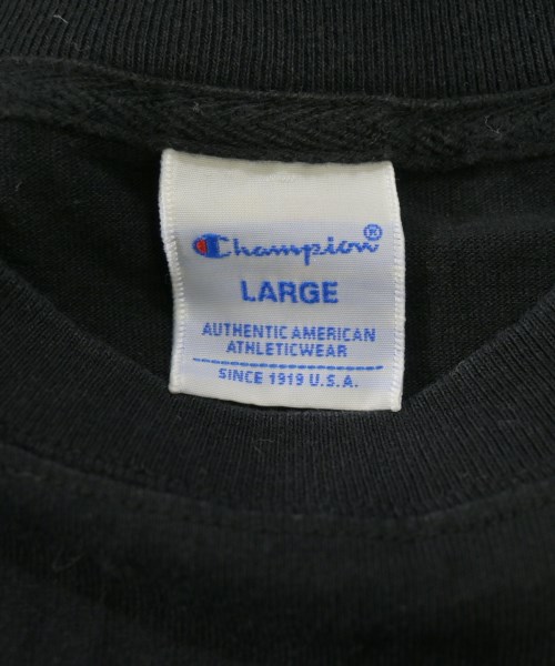 CHAMPION（チャンピオン）Tシャツ・カットソー 黒 サイズ:L メンズ/2200711409200