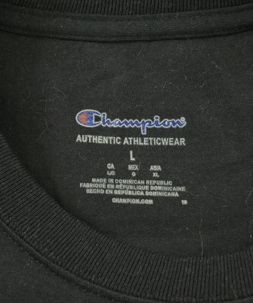 CHAMPION（チャンピオン）Tシャツ・カットソー 黒 サイズ:L メンズ/2200715360071