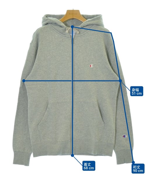 CHAMPION（チャンピオン）パーカー グレー サイズ:XL メンズ/2200715704073