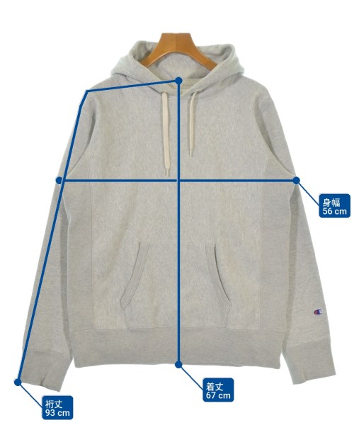 CHAMPION（チャンピオン）パーカー グレー サイズ:XL レディース/2200710462077