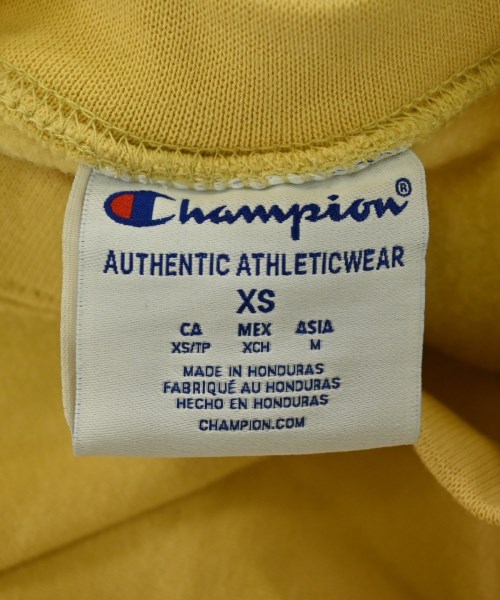CHAMPION（チャンピオン）スウェット 黄 サイズ:XS レディース/2200717435043
