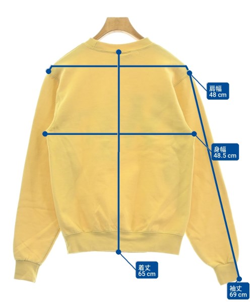 CHAMPION（チャンピオン）スウェット 黄 サイズ:XS レディース/2200717435043