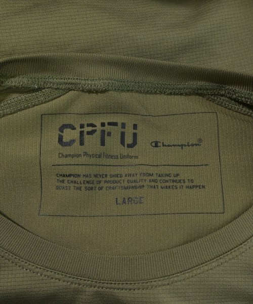 CHAMPION（チャンピオン）Tシャツ・カットソー カーキ サイズ:L メンズ/2200645131086