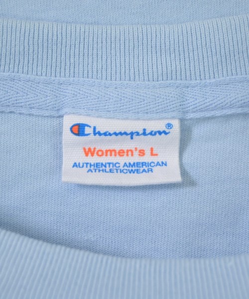 CHAMPION（チャンピオン）Tシャツ・カットソー 青 サイズ:L レディース/2200631874089