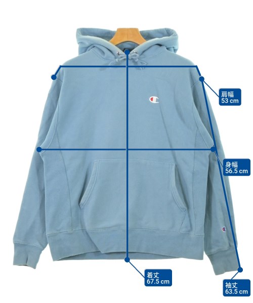 CHAMPION（チャンピオン）パーカー 青 サイズ:M メンズ/2200645224030