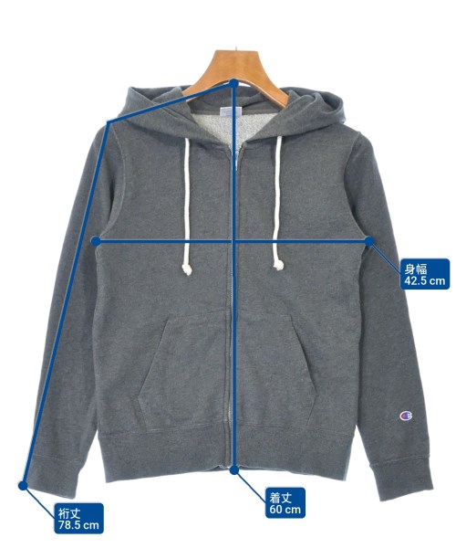 CHAMPION（チャンピオン）パーカー グレー サイズ:M レディース/2200643742024