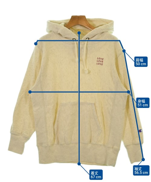 CHAMPION（チャンピオン）パーカー ベージュ サイズ:S レディース/2200643644489