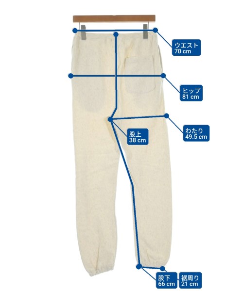 CHAMPION（チャンピオン）スウェットパンツ 白 サイズ:S レディース/2200643644496