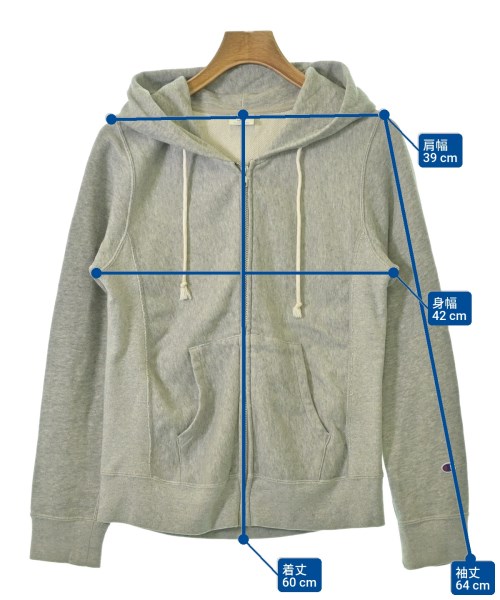 CHAMPION（チャンピオン）パーカー グレー サイズ:L レディース/2200649814183