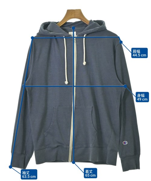 CHAMPION（チャンピオン）パーカー 紺 サイズ:XL メンズ/2200651487054