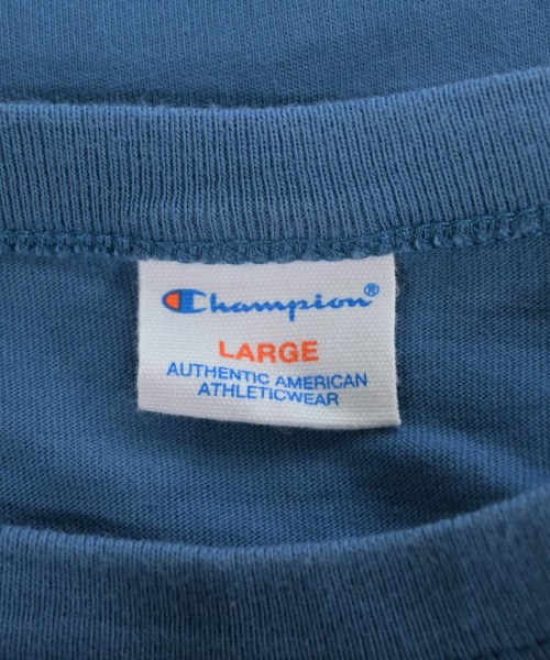 CHAMPION（チャンピオン）Tシャツ・カットソー 青 サイズ:L レディース/2200652730043