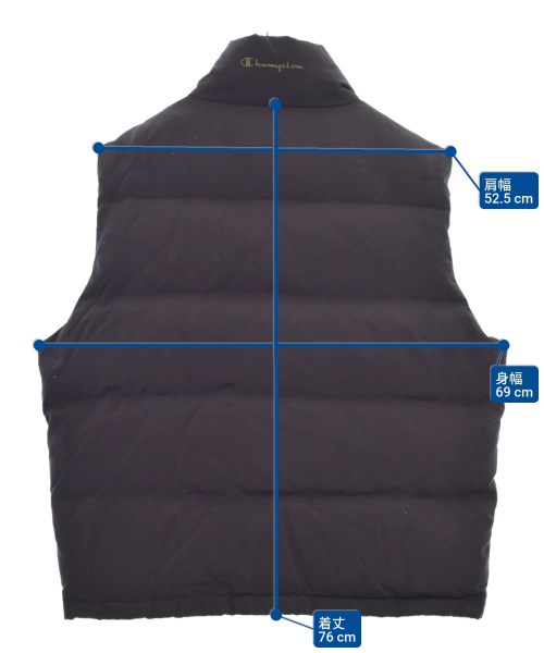 CHAMPION（チャンピオン）ダウンジャケット/ダウンベスト 紫 サイズ:XL メンズ/2200652906097