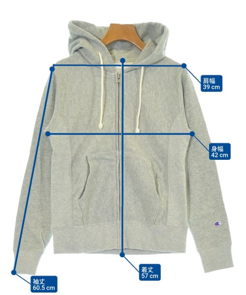 CHAMPION（チャンピオン）パーカー グレー サイズ:M レディース/2200639521152