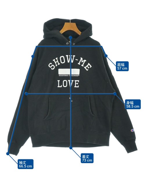 CHAMPION（チャンピオン）パーカー 黒 サイズ:L メンズ/2200653917108