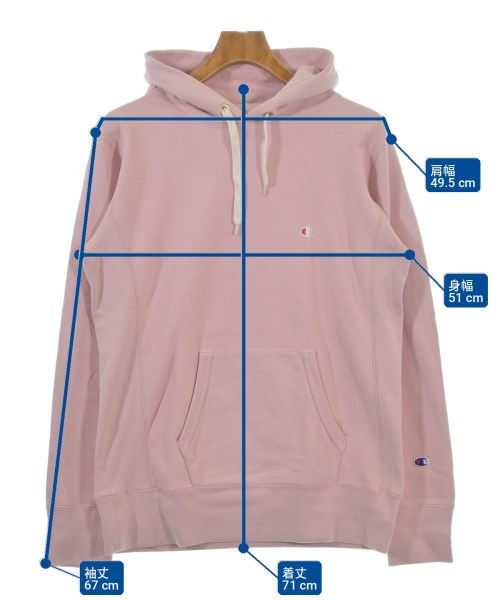 CHAMPION（チャンピオン）パーカー ピンク サイズ:XL メンズ/2200703792013