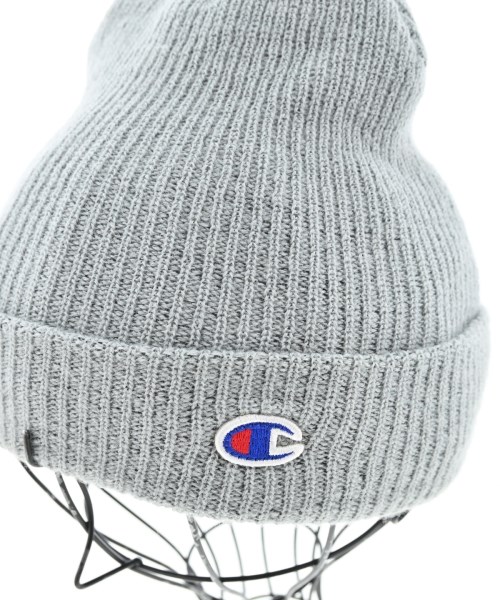 CHAMPION（チャンピオン）ニットキャップ・ビーニー グレー サイズ:F レディース/2200708302057