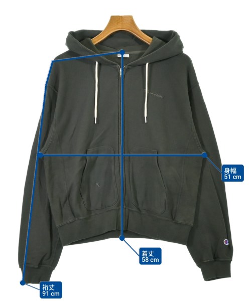 CHAMPION（チャンピオン）パーカー グレー サイズ:L レディース/2200707671024