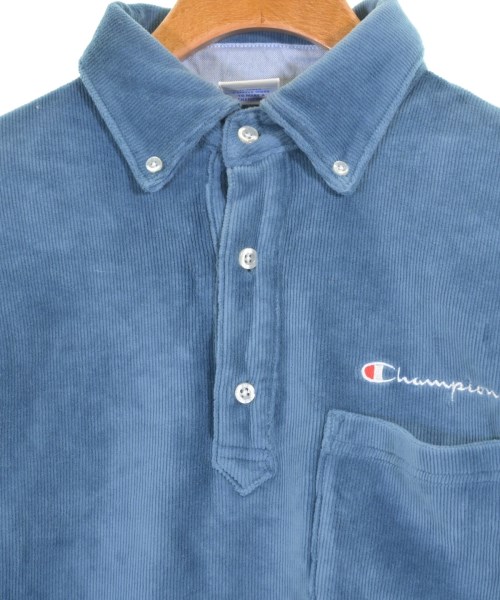 CHAMPION（チャンピオン）ポロシャツ 青 サイズ:M メンズ/2200710437044