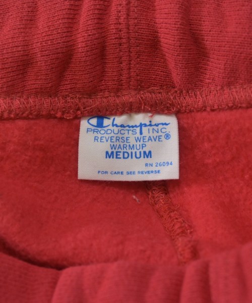 CHAMPION（チャンピオン）スウェットパンツ 赤 サイズ:M レディース/2200664751111