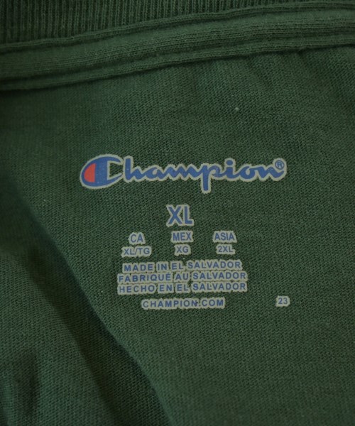 CHAMPION（チャンピオン）Tシャツ・カットソー 緑 サイズ:XL メンズ/2200665685149
