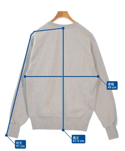 CHAMPION（チャンピオン）スウェット グレー サイズ:S メンズ/2200664857059