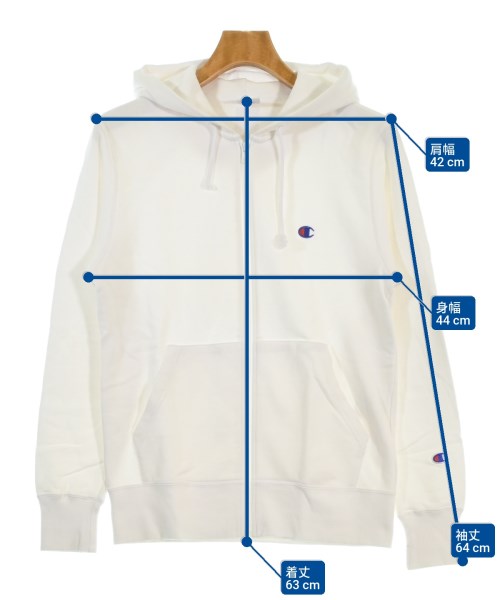 CHAMPION（チャンピオン）パーカー 白 サイズ:M メンズ/2200667221116