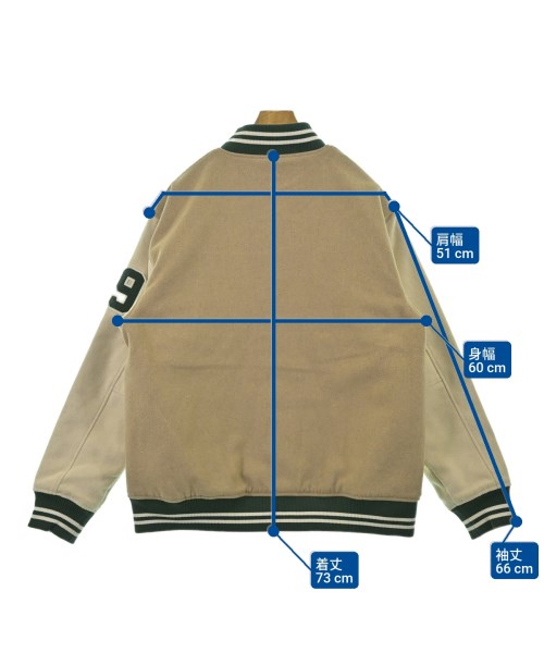 CHAMPION（チャンピオン）スタジャン ベージュ サイズ:XL メンズ/2200670214013