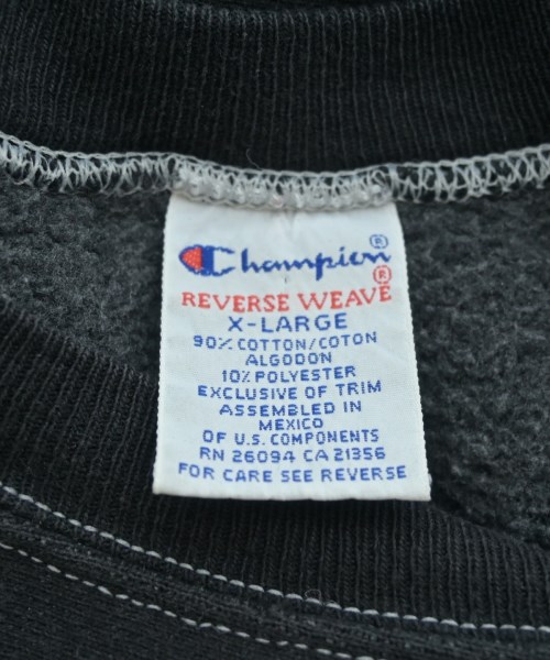 CHAMPION（チャンピオン）スウェット 黒 サイズ:XL メンズ/2200668653138