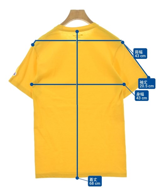 CHAMPION（チャンピオン）Tシャツ・カットソー 黄 サイズ:S メンズ/2200670665013