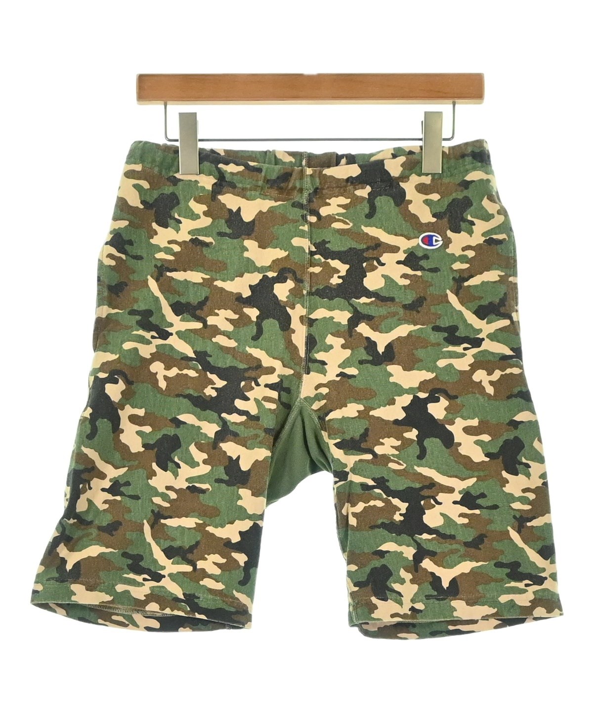 CHAMPION（チャンピオン）ショートパンツ カーキ サイズ:M メンズ