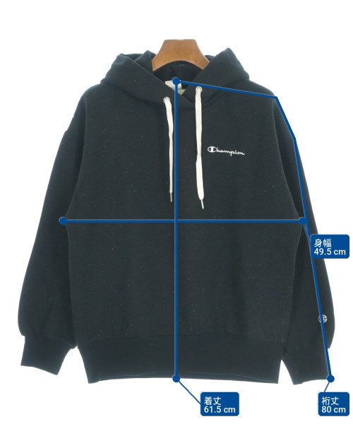 CHAMPION（チャンピオン）パーカー 黒 サイズ:L レディース/2200726253157