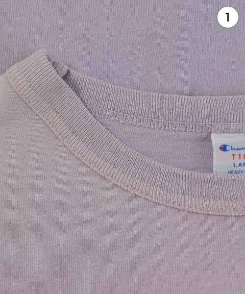 CHAMPION（チャンピオン）Tシャツ・カットソー 紫 サイズ:L メンズ/2200733336041
