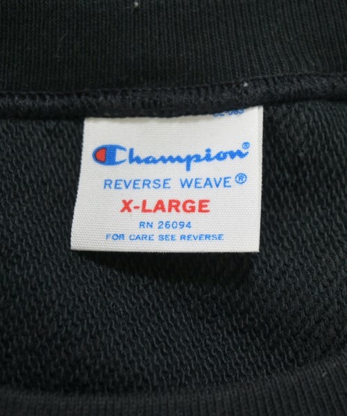 CHAMPION（チャンピオン）スウェット 黒 サイズ:XL メンズ/2200727656094