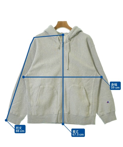 CHAMPION（チャンピオン）パーカー グレー サイズ:L レディース/2200736322065