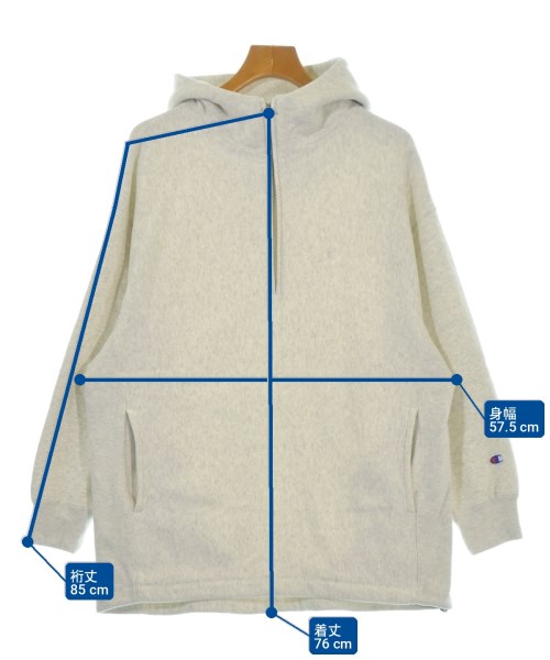 CHAMPION（チャンピオン）パーカー グレー サイズ:M レディース/2200726136146