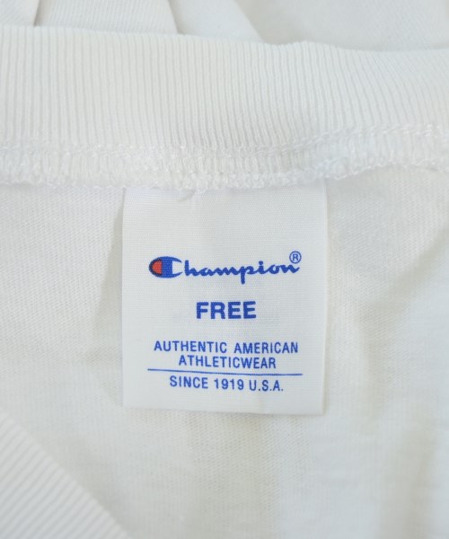 CHAMPION（チャンピオン）Tシャツ・カットソー 白 サイズ:F レディース/2200714121116