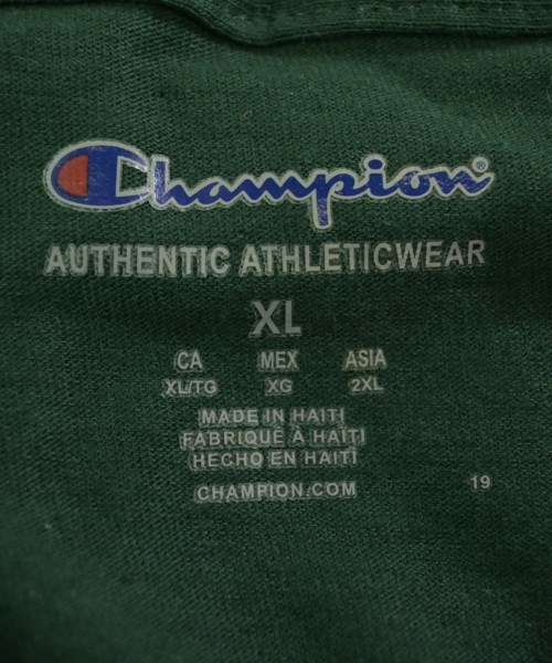 CHAMPION（チャンピオン）Tシャツ・カットソー 緑 サイズ:XL メンズ/2200714398167
