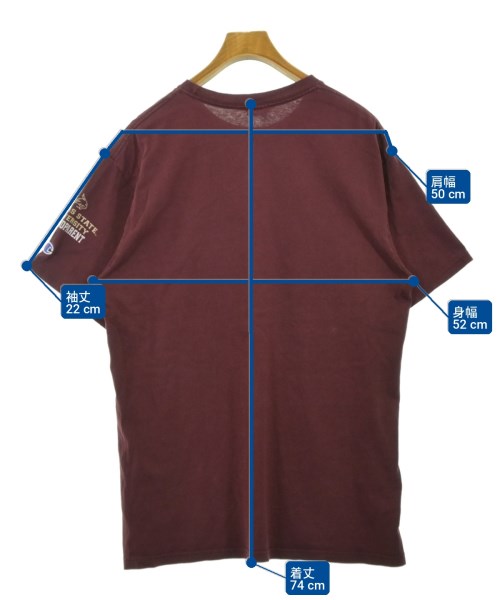 CHAMPION（チャンピオン）Tシャツ・カットソー 赤 サイズ:L メンズ/2200722298053