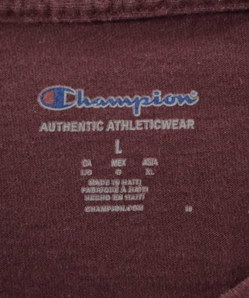 CHAMPION（チャンピオン）Tシャツ・カットソー 赤 サイズ:L メンズ/2200723272069