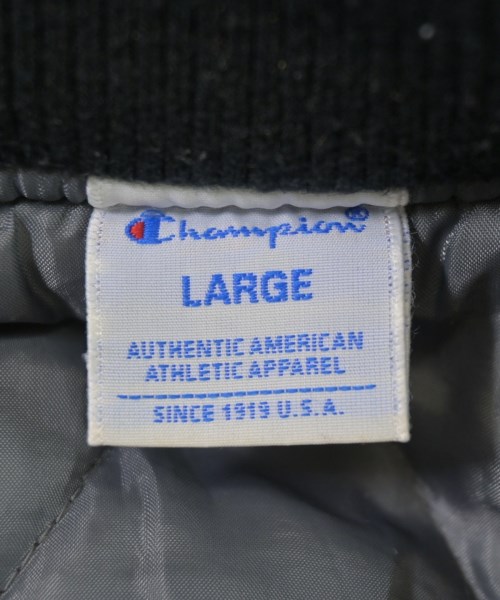 CHAMPION（チャンピオン）スタジャン 黒 サイズ:L メンズ/2200724802036