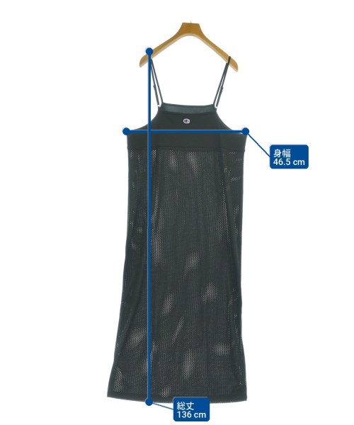 CHAMPION（チャンピオン）ワンピース 黒 サイズ:M レディース/2200725807047