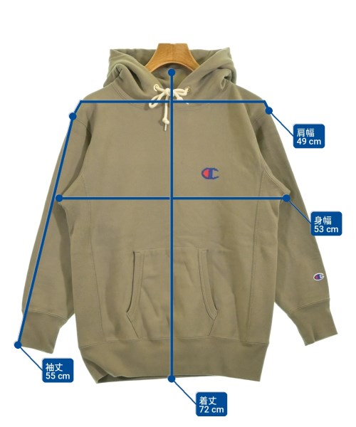 CHAMPION（チャンピオン）パーカー カーキ サイズ:S レディース/2200725863012