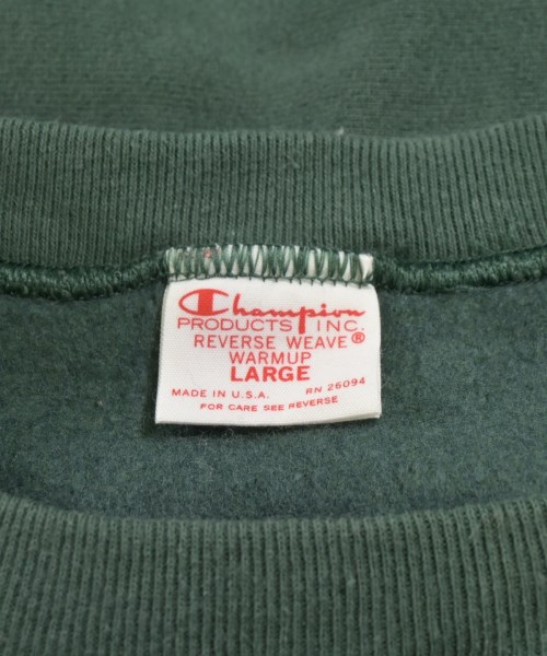 CHAMPION（チャンピオン）スウェット 緑 サイズ:L メンズ/2200725684228