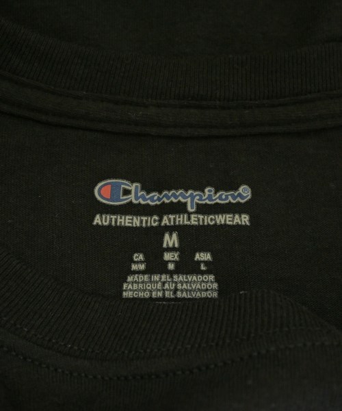 CHAMPION（チャンピオン）Tシャツ・カットソー 黒 サイズ:M メンズ/2200727397041
