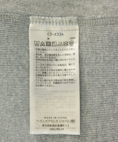 CHAMPION（チャンピオン）Tシャツ・カットソー グレー サイズ:S レディース/2200723658061
