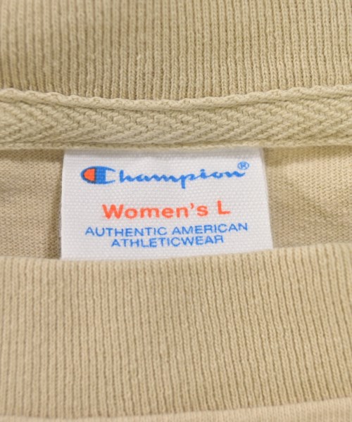CHAMPION（チャンピオン）Tシャツ・カットソー ベージュ サイズ:L レディース/2200728957107