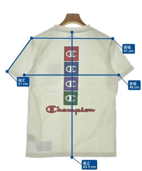 CHAMPION（チャンピオン）Tシャツ・カットソー 白 サイズ:M メンズ/2200685041208