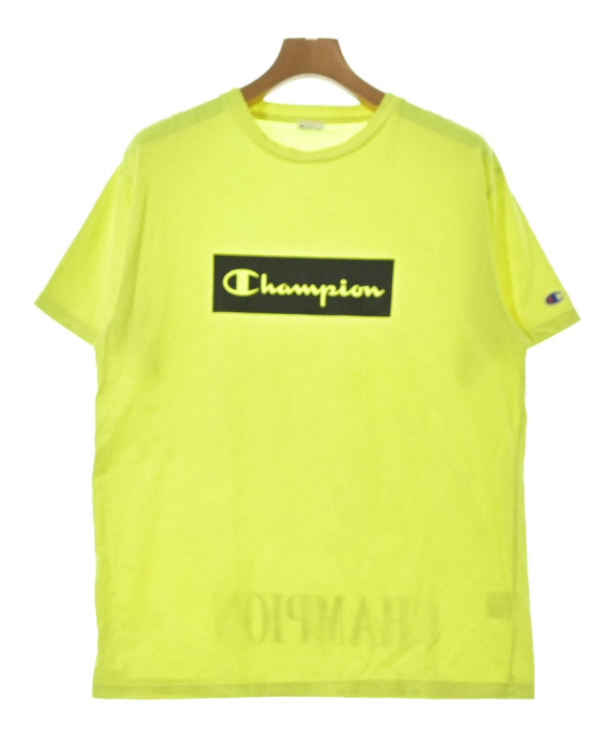 CHAMPION（チャンピオン）Tシャツ・カットソー 黄 サイズ:L メンズ